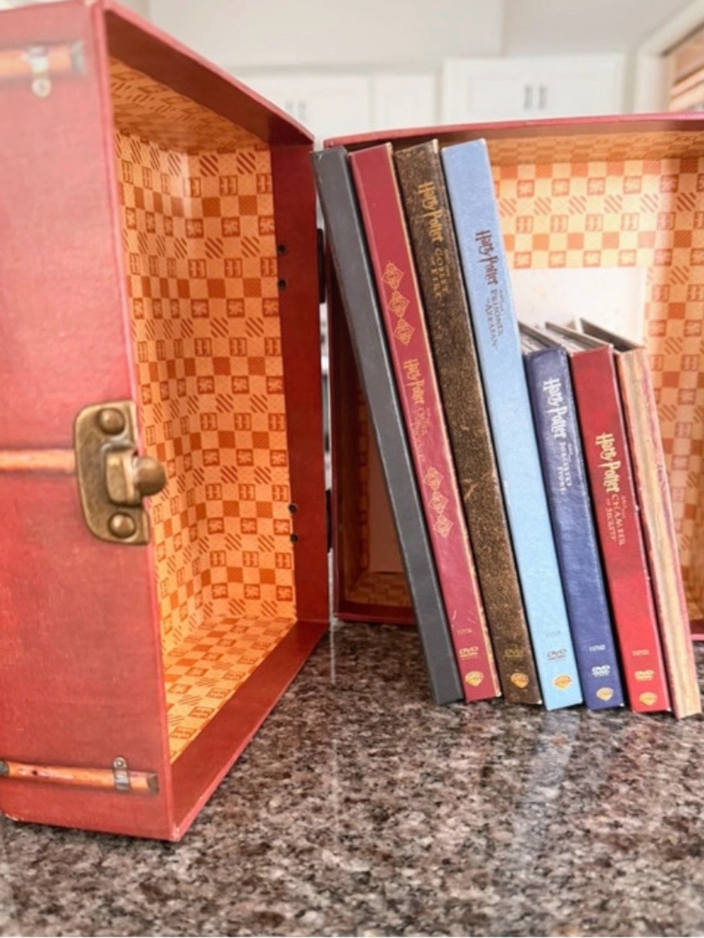 Harry Potter Years 1-5 DVD Gift Set with Limited Edition Trunk Case Box